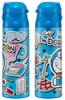 Skater Kids' Stainless Steel Water Bottle, 2-Way Design, 580ml (Direct Drinking), 570ml (Cup Drinking), Doraemon Sticker, Lightweight, Insulated, and