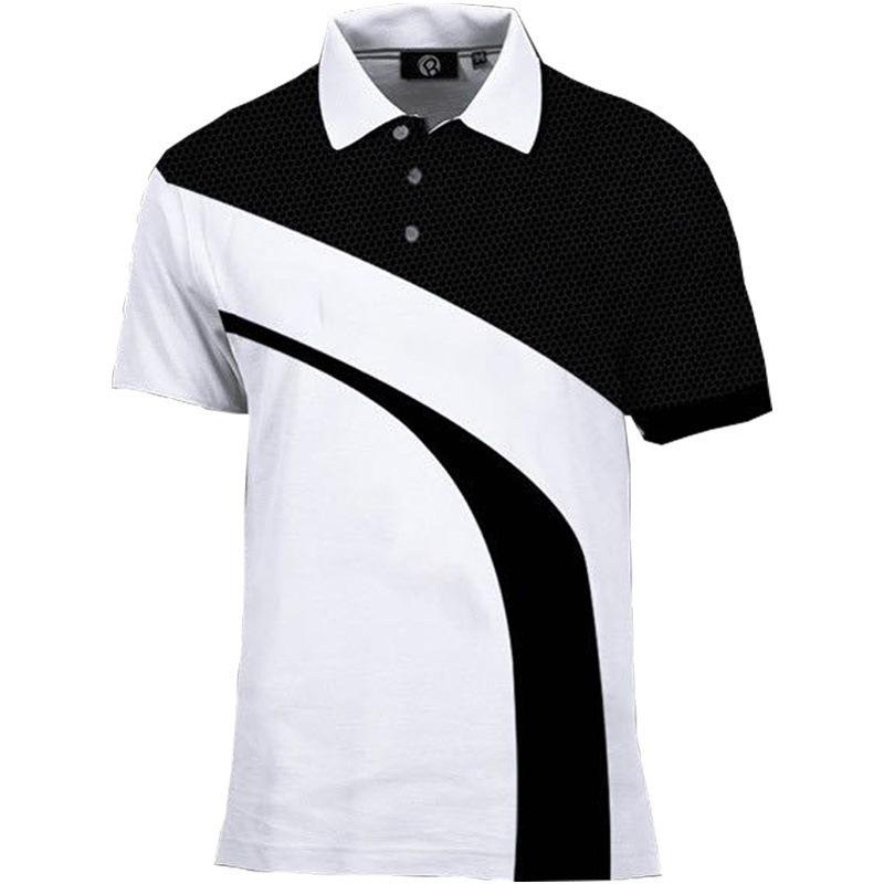 Stylish short-sleeve polo shirt, great for casual daily wear.