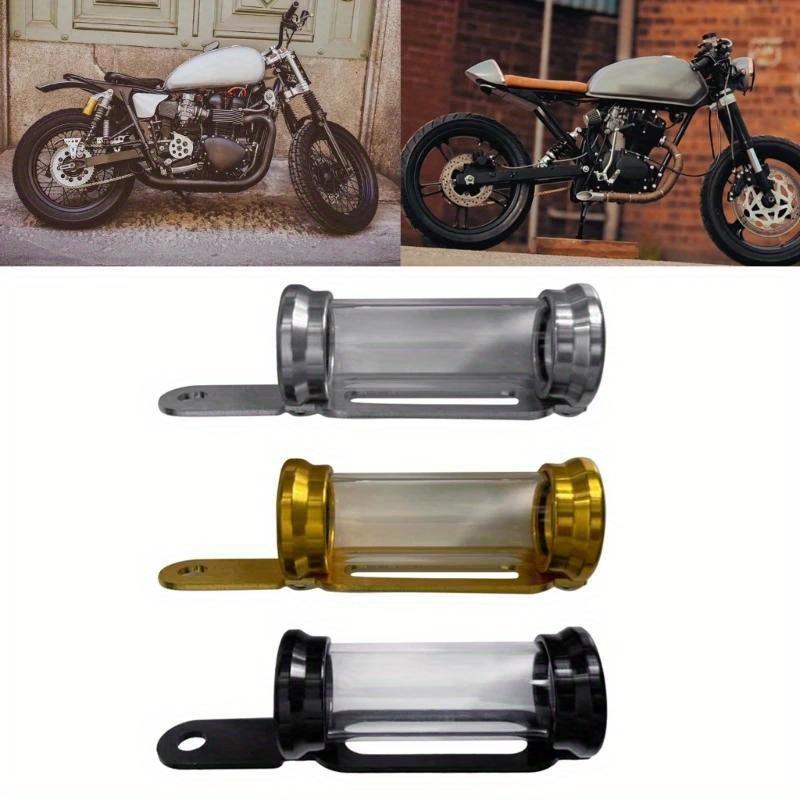 Universal Motorcycles Metal Tax Disc Tube Holder Stand Moped Scooter Transparent Cylinder Paper Placing Tube Waterproof D7YA