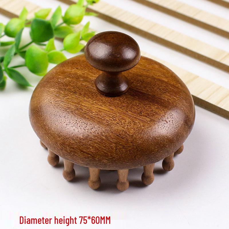 Eleganckie grzebienie z drzewa sandałowego: Czarny, Złoty, Fioletowy, Zielony - Idealne Prezenty na Dzień Matki