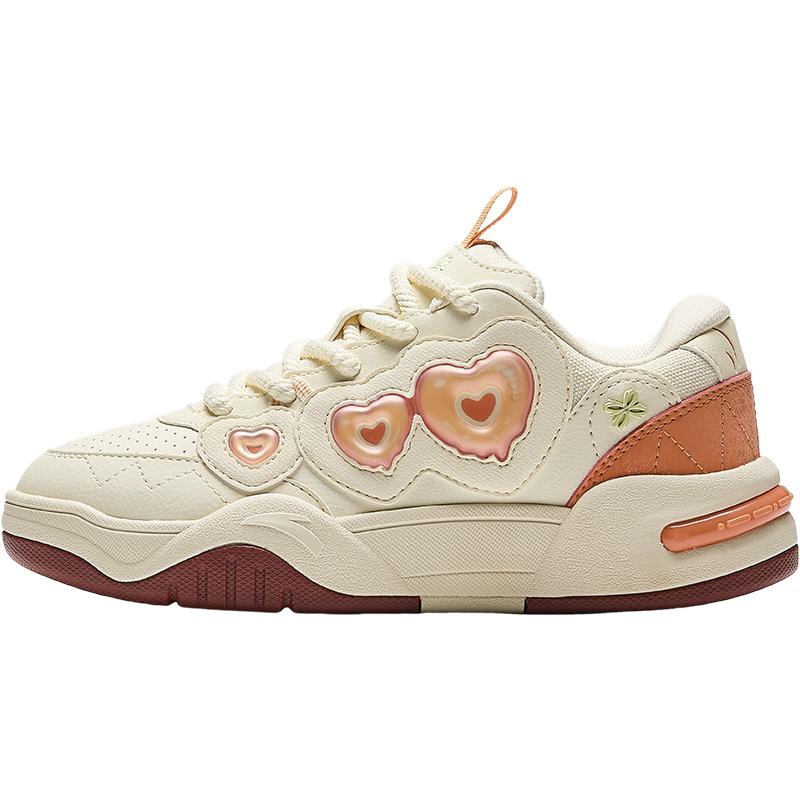 

Anta Kids Comfortable Casual Low-Top Skate Shoes Kids Sneakers Beige 322448009-3 36