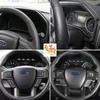 Steering Wheel Frame Trim Dashboard Strip Decor Cover for Ford F150 15-20 Carbon