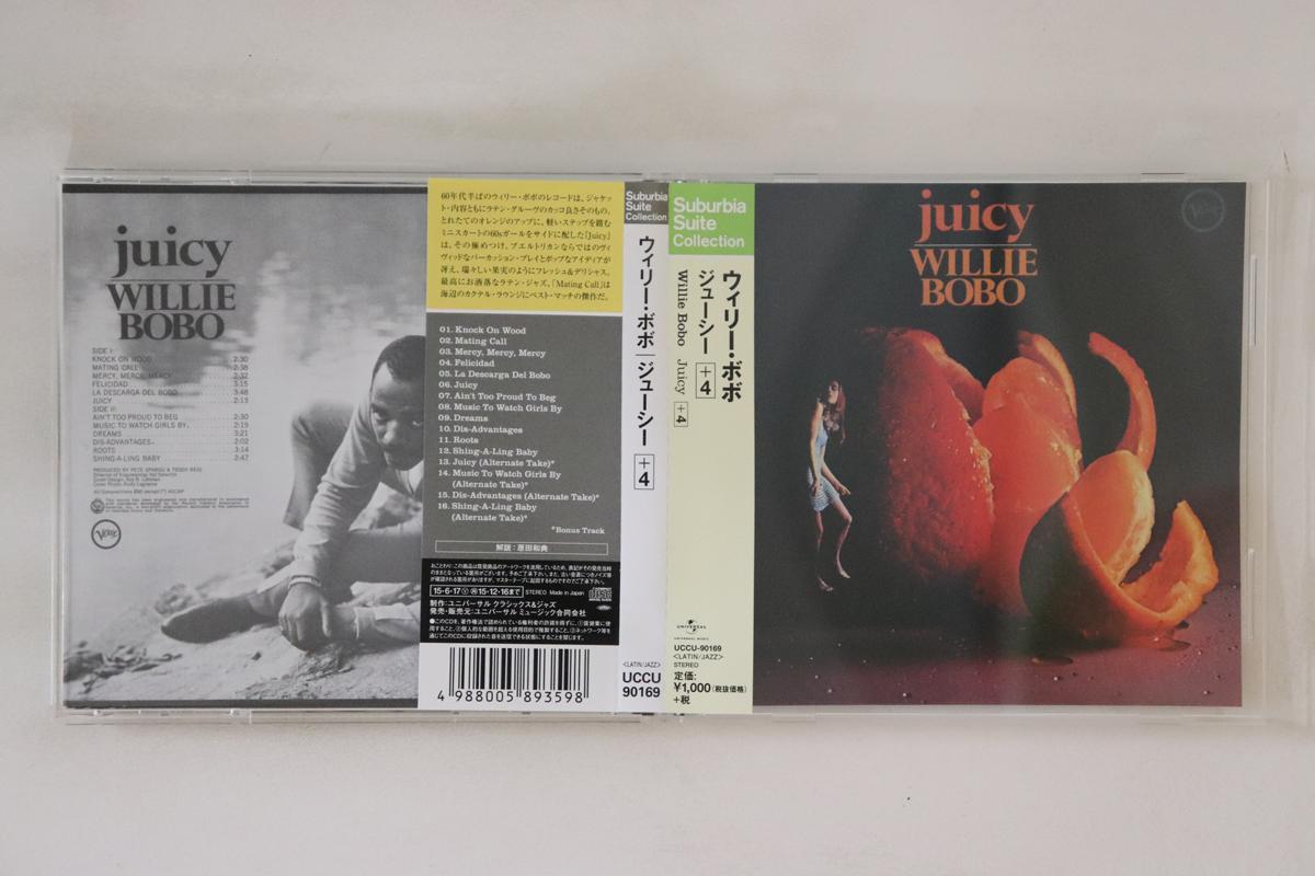 

CD WILLIE BOBO Juicy UCCU90169 VERVE RECORDS 2015 Japan Obi Jazz Used
