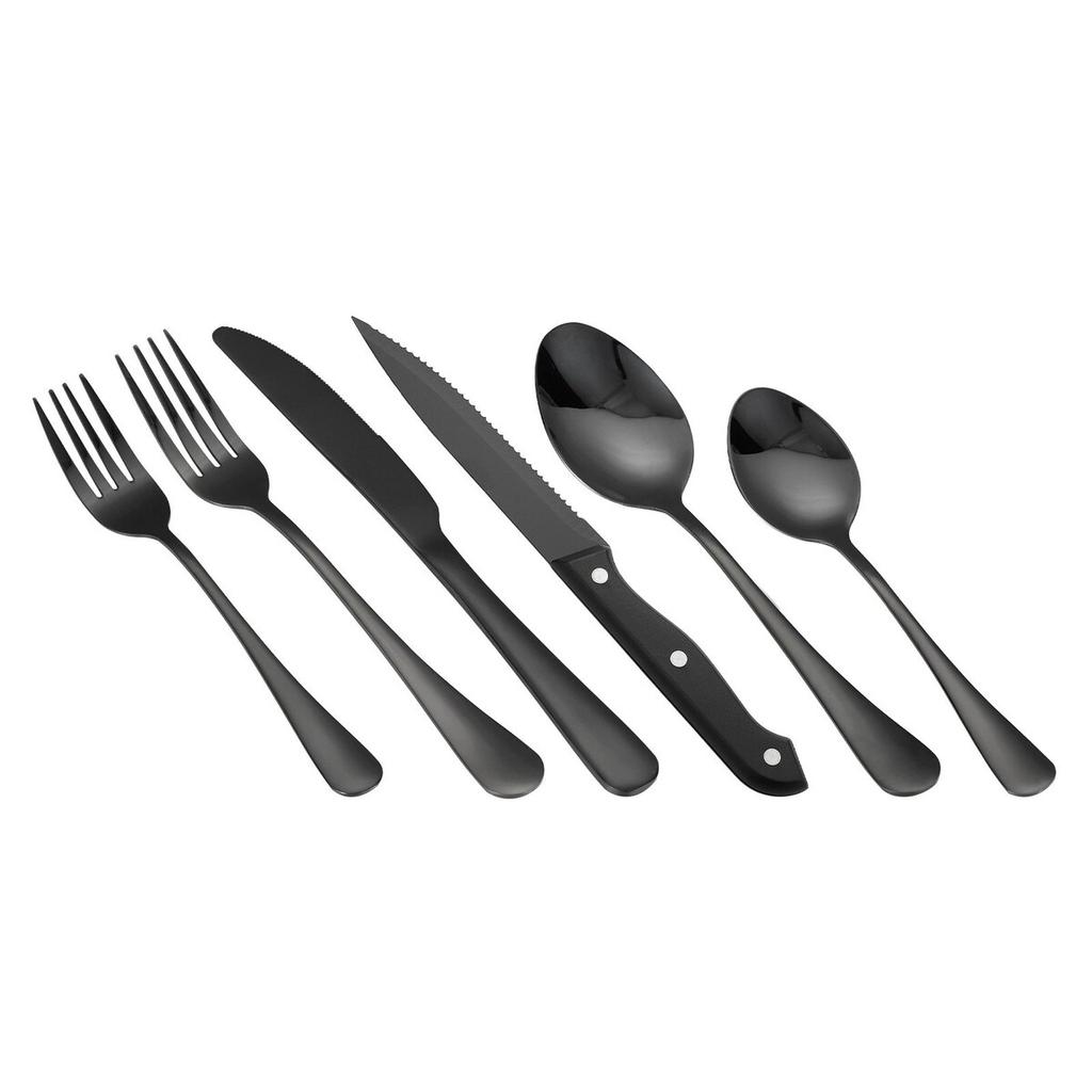 48-Piece Silverware Set Stainless Steel Cutlery Flatware Utensils for 8