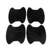 4pcs Door Handle Bowl Cover Trim Carbon Fiber Protector Anti Scratch Stickers for Car Truck Universal