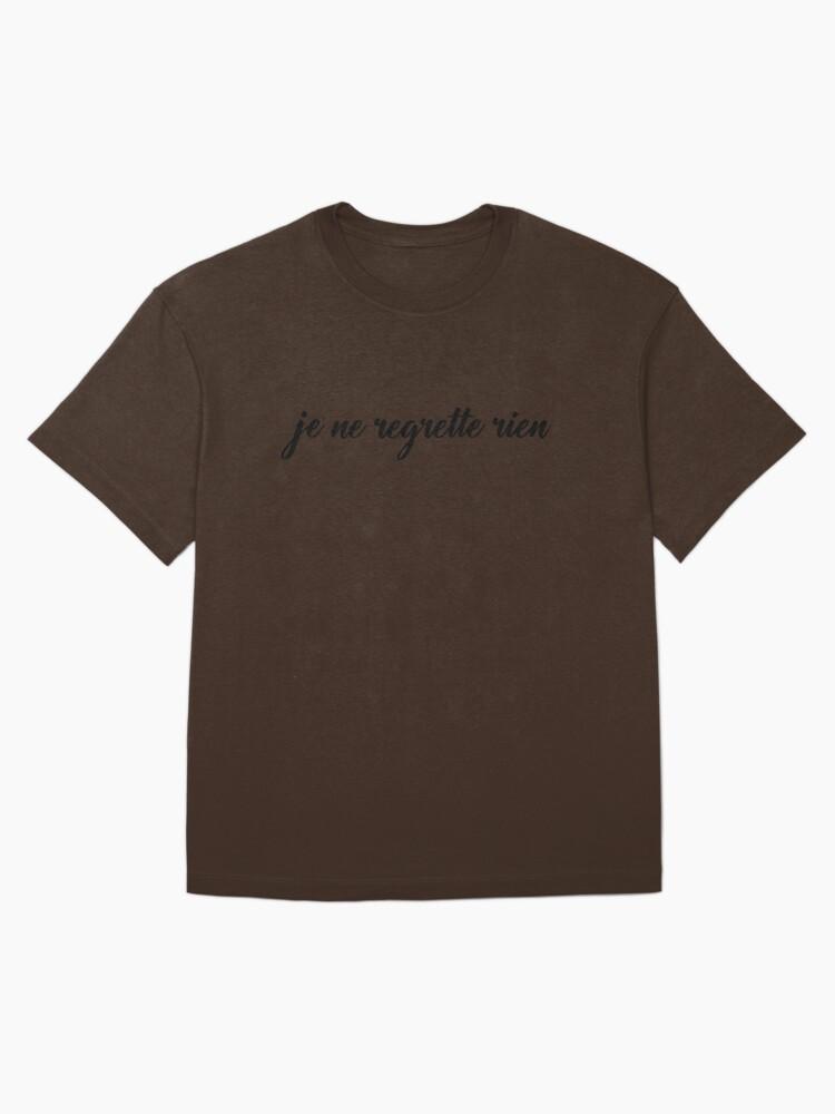 édith Piaf Je Ne Regrette Rien Oversized T-Shirt
