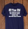 Funny 80th Birthday Shirt – One Careful Owner Bodywork Needs Attention, 80 Year Old Birthday Gift, Turning 80 T-Shirt, 80th Birthday Idea