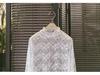 2024 Slim Korean Lace Mesh Pullover - Half-High Collar, Skin Color