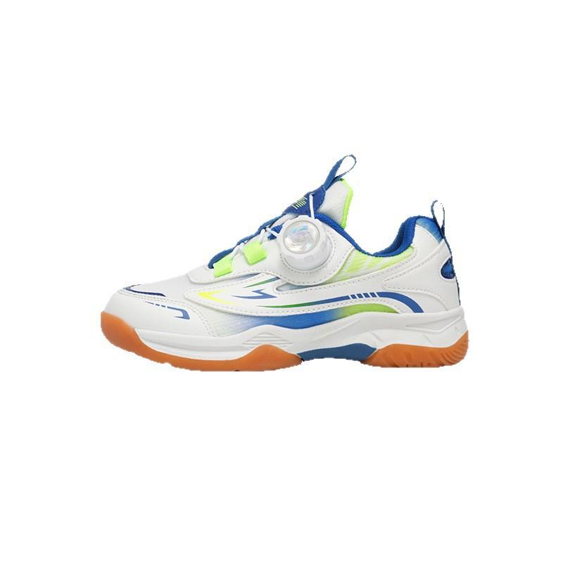 Kids Badminton Shoes Boys Girls Lightweight Breathable Outdoor Sport With Non-Slip Sole Shock Absorption