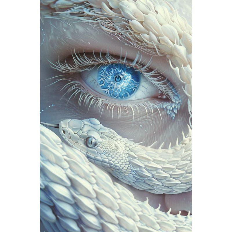

GATYZTORY 60x75cm Frame Painting By Numbers DIY Gift For Adults Snake Woman Figure Paint By Number Unique Handmade Home Decors 20x30cm No Frame