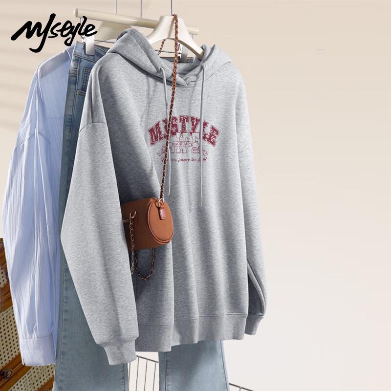 

MJ STYLE Women s American Retro Hooded Sweatshirt XL
