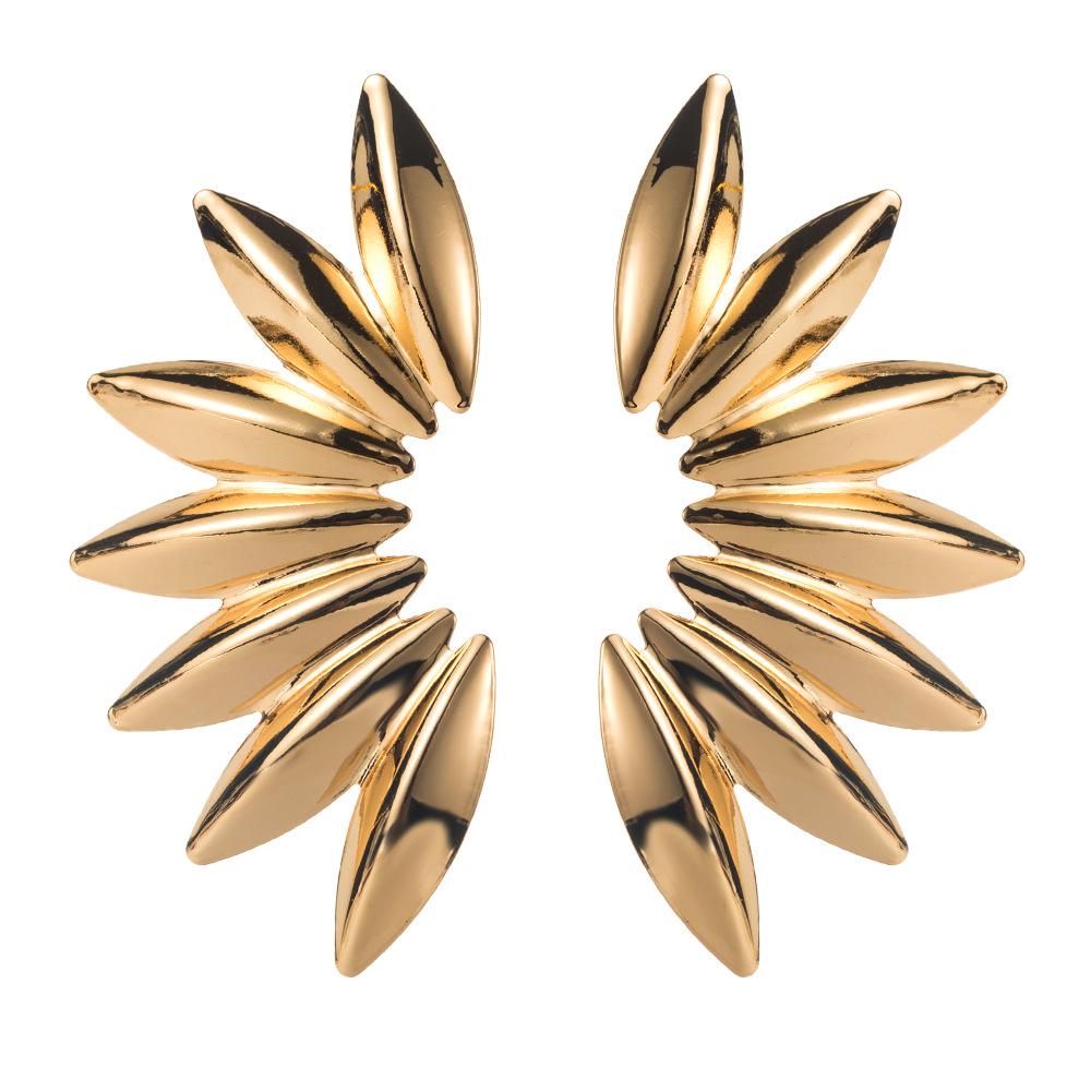 

Minimalist Geometric Alloy Stud Earrings - Trendy, High-End Party Fashion