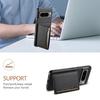Luxury Phone Case for Google Pixel 10 Pro Xl 9 Pro 9A 8 8A 7 7A 6 6A Magnetic Card Holder Wallet Bracket TPU+PC+PU Leather Cover