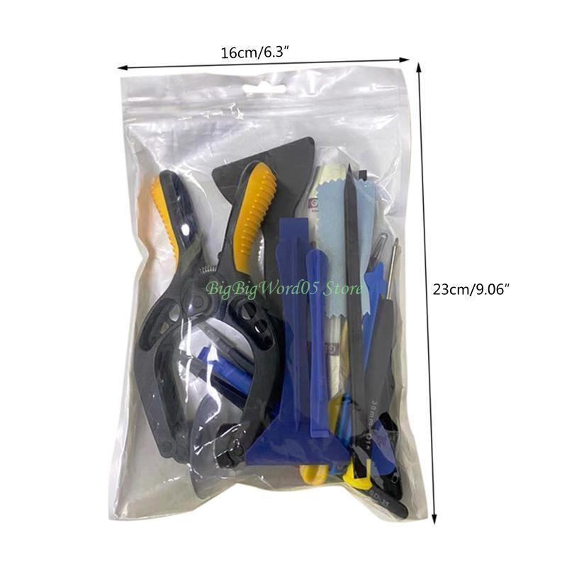 24TE Opening Pry Tool Professional Phone Repair Kit with Spudger Tweezers Screwdrive Repair Screwdriver Set for Smartphones