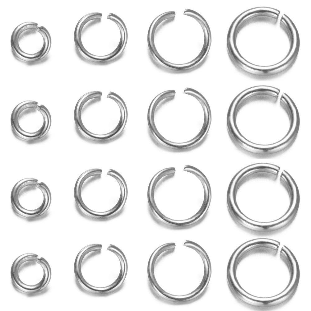 Gold-Plated Stainless Steel Jump Rings for DIY Jewelry – O-Ring Necklace & Bracelet Connectors