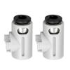 2PCS PTFE Filaments Inlet Adapter Feed Tube Connectors For A1mini 3D Printer Featuring Smooth Ceramic Guide Bearing Rings