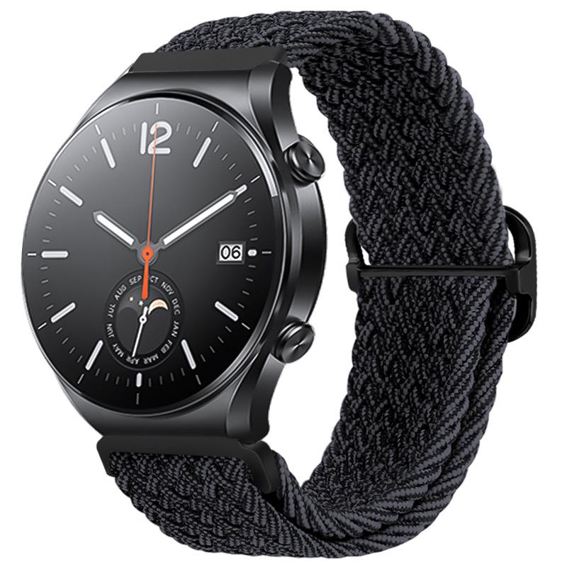 

Регулируемый плетеный нейлоновый эластичный ремешок для часов Xiaomi S4/S1/S2, 20 мм/22 мм 22mm