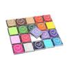 20 Color Set Stamp Pad Colorful Water-based Seal Handmade Stamp Pad DIY Finger Paint Message Card Stamp Christmas Celebration New Year's Card Ink