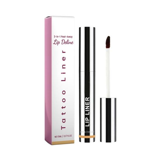 

5 мл отслаивающийся карандаш для губ, долговечный, водостойкий, высокопигментированный, съемный, пухлый, для губ, тату, пятно, женские инструменты для макияжа губ, подарок на день рождения светло-коричневого