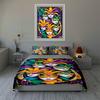 Vibrant Masquerade Masks Bedding Duvet Cover Sets Duvet Covers Pillowcases Gifts (1 * Duvet Cover 2 * Pillowcases, Without Duvet Insert)