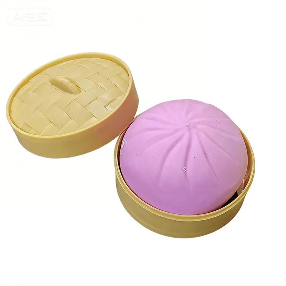 Simulation Flash Dumpling Pressure Ball Slow Rebound Soft Pinch Decompression Office Home Decorat Children Adults Birthday Gifts