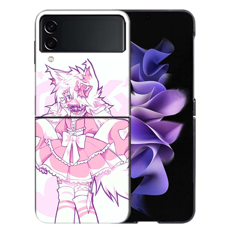 Boykisser Hülle für Samsung Z Flip7 6 Galaxy Hülle Stoßfest Z Flip5 Z Flip3 4 5G Hartschalenhülle Telefon TPU PC Harte Hülle