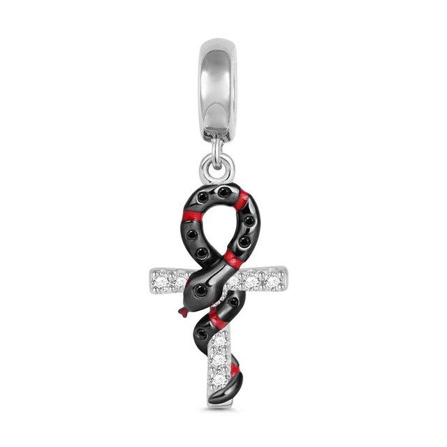 New Copper Cross Buddha Statue Sphinx Pendant Trinket Bead Fit Original Charms Bracelet Jewerly Accessories