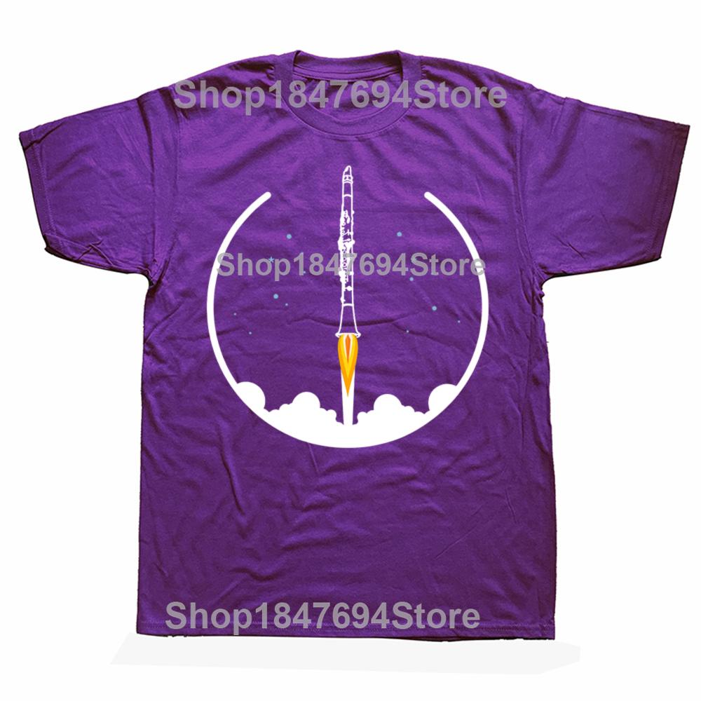 

Funny Clarinet Band T Shirts Summer Style Graphic Cotton Streetwear Short Sleeve Birthday Gifts T-shirt Mens Clothing XL