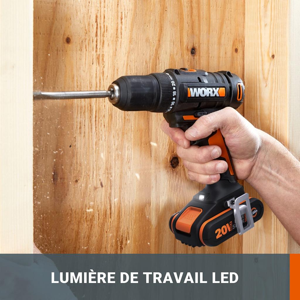 Дрель-шуруповёрт Worx WX108