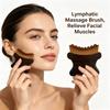 Lymphatic Contour Face Brush Facial Sculpting Anti Puffiness Tool Soft Dry Jawline Massage Lymphatic Drainage Ergonomic Design