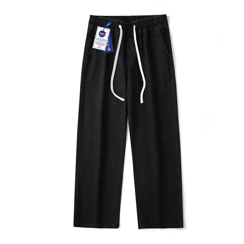NASA GISS Men's American Style Loose Straight-Leg Jeans