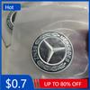 Naklejka na samochód do Mercedes benz W212 W213 W205 C238 Srebrna Czarna Emblemat na maskę Odznaka Oryginalna A0008171701