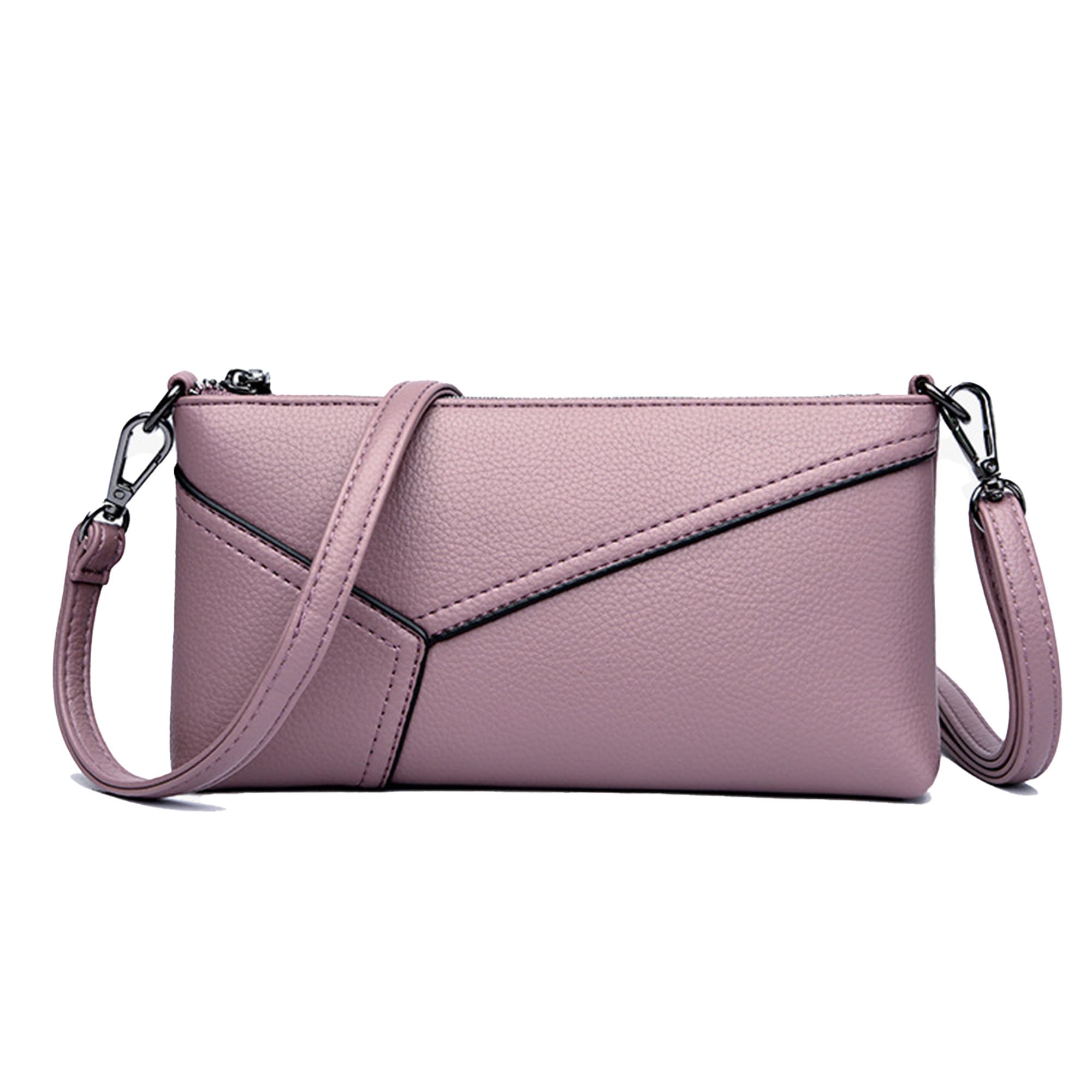 

Mini Shoulder Clutch Wallet Shoulder Shoulder Dull Color [Ne Right] Bag, Bag, Bag, Women s, Crossbody, Leather, Simple, Compact, Lightweight, Sorting, фіолетовий