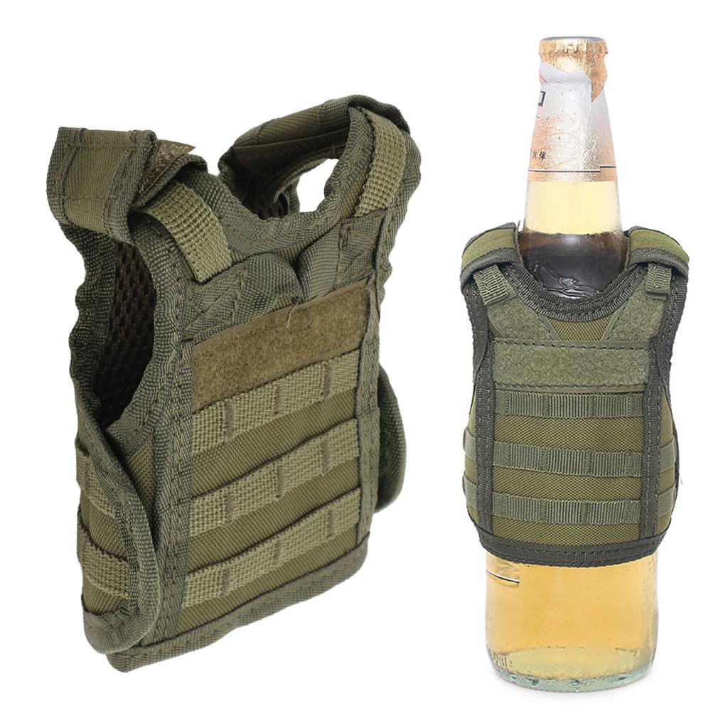 Beer Vest Nylon Beverage Cooler Holder Bottle Sleeve Jacket for Beer Decoration