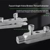 1 Set Faucet Valve Broken Thread Extractor Screw Removal Tool Broken Bolt Extractor Kit For Home Industrial Plumbing
