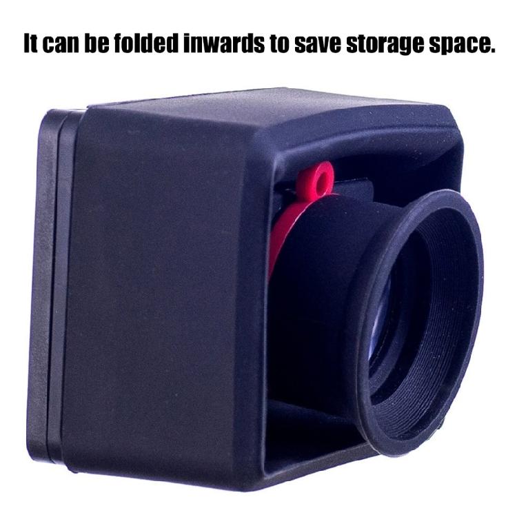 Rubber Viewfinder For 3.2" Camera Screens Foldable Sunlight Resistant Improves Imaging During Outdoor Use