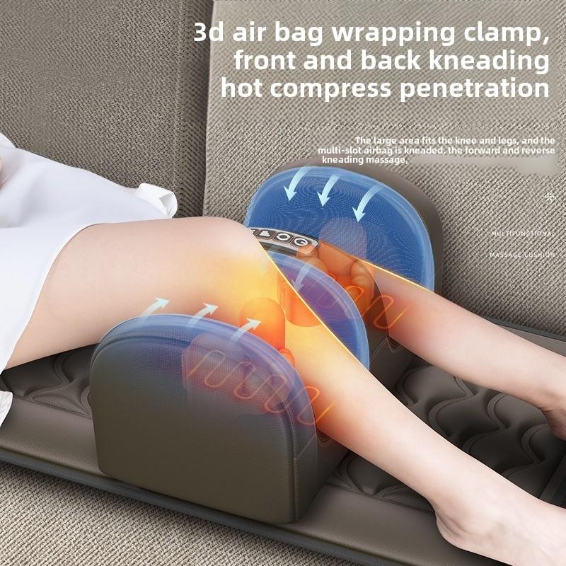 Multifunctioneel Lendenwervel Tractie Massage Matras Kussen Volledig Lichaam Elektrisch Schouder Nek Taille Rug Vibraties Afneembaar Cadeau