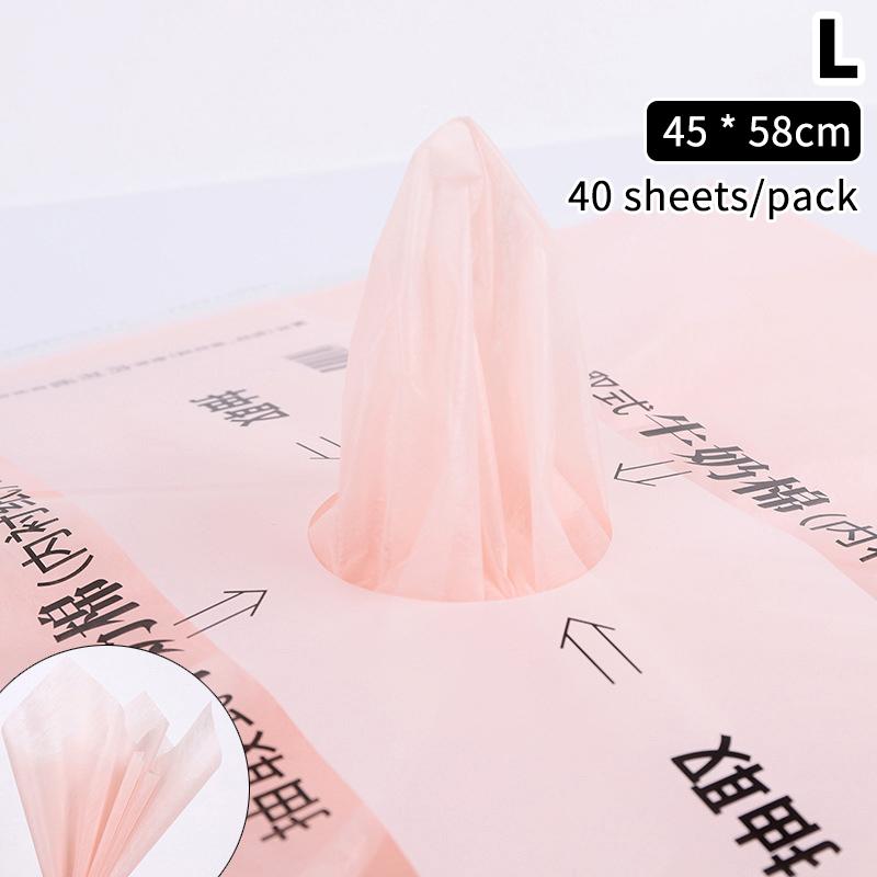 40 Pcs Milk Cotton Tissue Paper Florist Flower Wrapping Paper Diy Handmade Bouquet Crafts Gifts Packaging Wedding Party Supplies