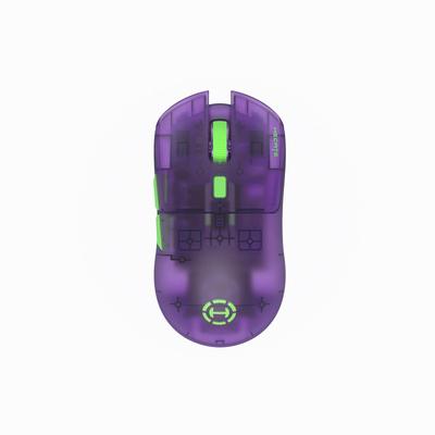 Edifier HECATE G3M PRO Gaming Bluetooth Connection 6 Lightweight PAW3395 Clear Purple Japanese Mouse, Wireless, 2.4Ghz, Wired, 3-Type Support,