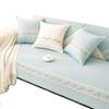Pure Cotton Sofa Cushion, Universal In All Seasons, Non-Slip, Small And Fresh  High-End Sofa Cover Towel, Cream Wind Seat Cushion