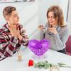 3D heart shaped crystal puzzle educational toy