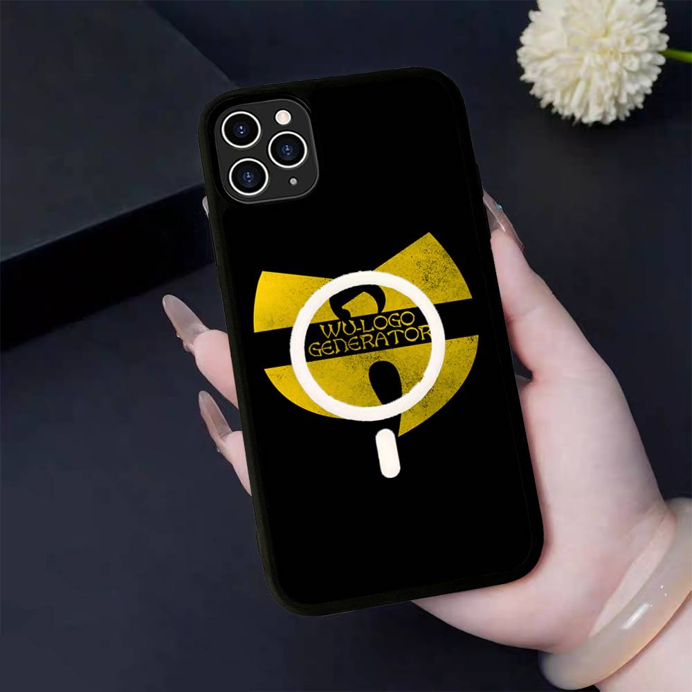 Singer W-WU-T-TANG Magnetic Phone Case For IPhone 16 15 14 13 12 11 17 Pro Max Plus Wireless Charge Cover