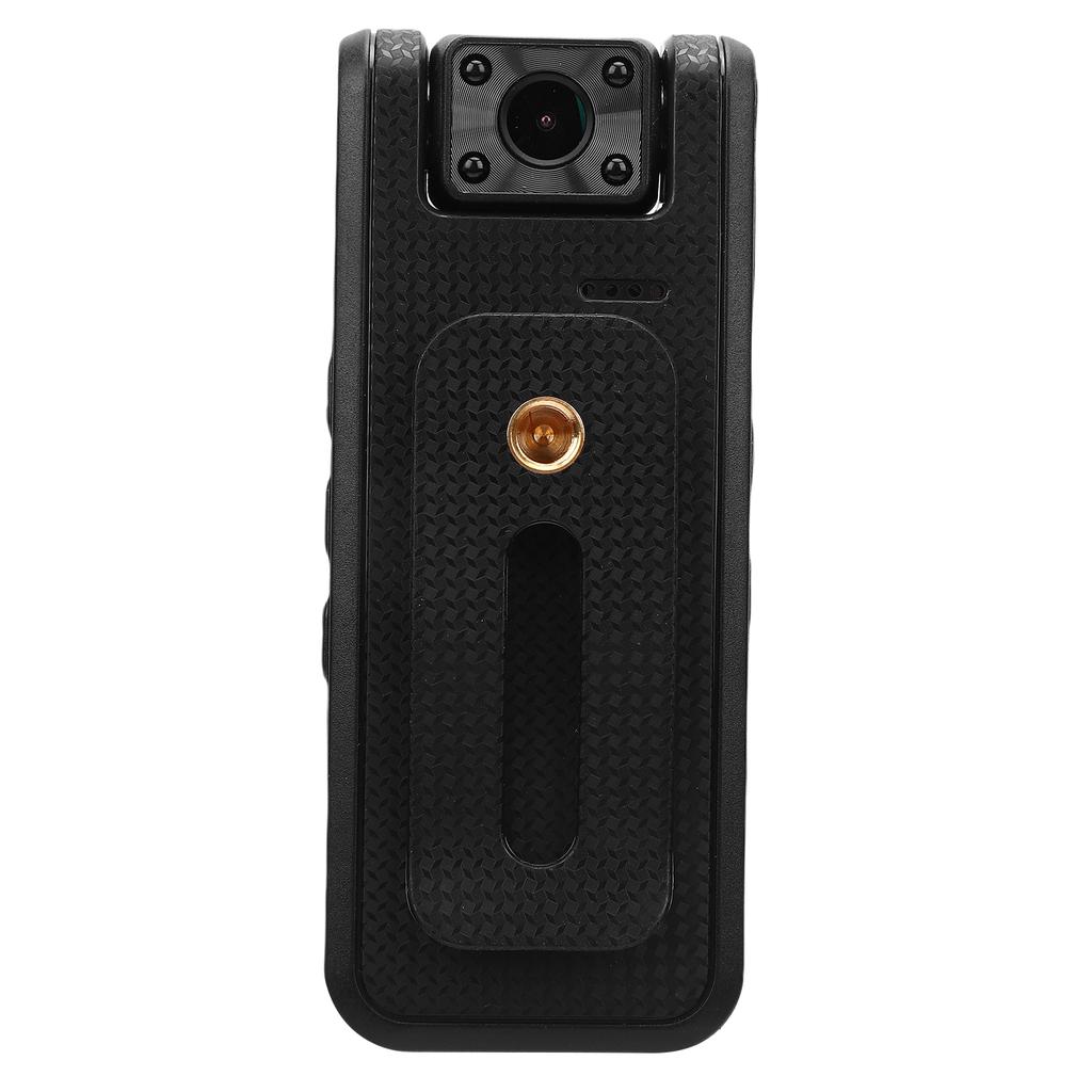4K Body Worn Camera Action Camera 180 degrees  Rotatable Lens Night   Law Enforcement Recorder 1080P HD Wearable Video Camera with Back Clip