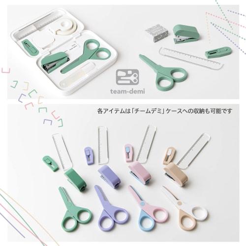 Plus Stationery Kit Team-demi Team Demi Scissors Single Item Wakaba TD-001SC 31-445