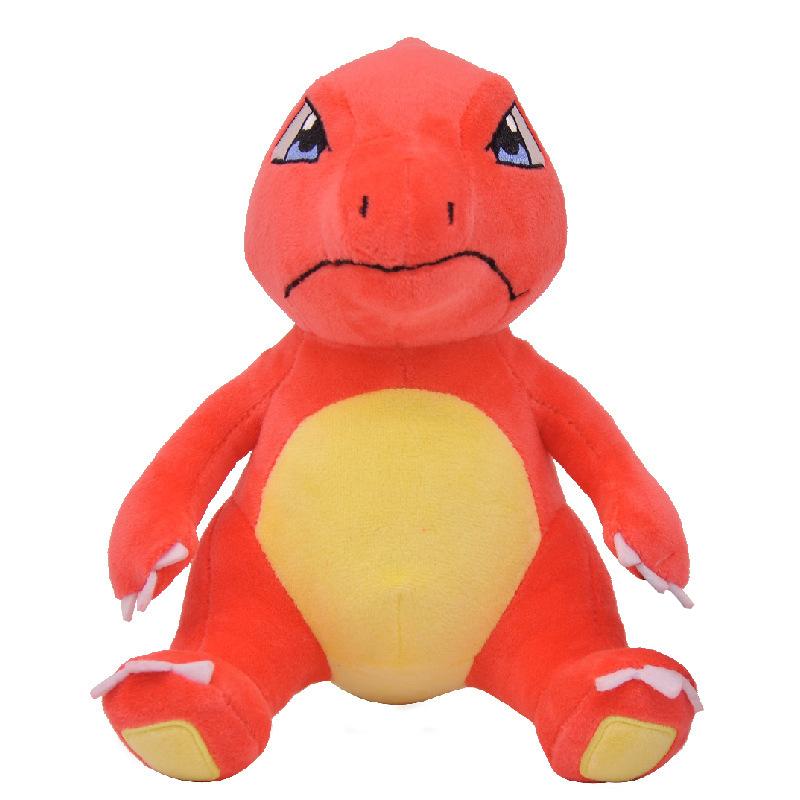 30cm Anime Christmas Style Plush Toys Charizard Charmander Soft Stuffed Peluche Doll Kids Child Xmas Birthday Gifts