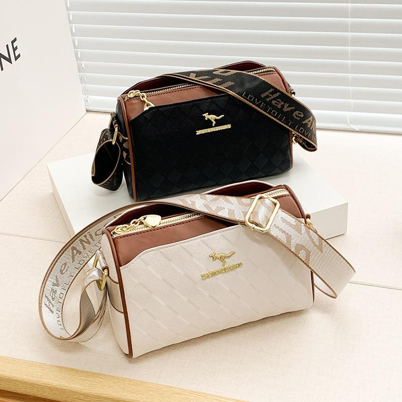 New bag trendy fashion simple design cylinder bag versatile shoulder messenger bag pillow bag