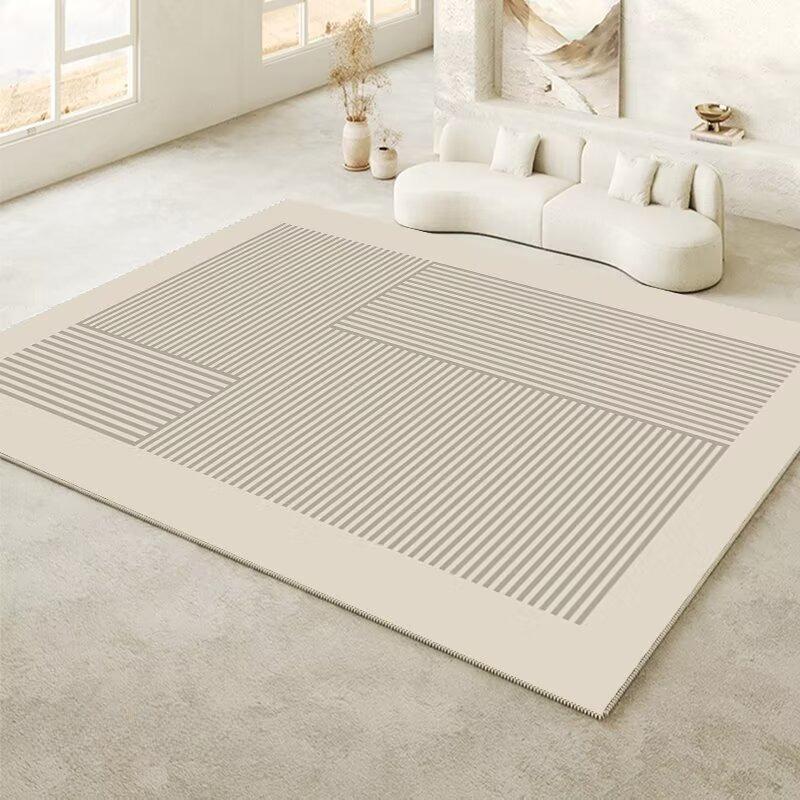 Simple Light Luxury Carpet Home Decorate Living Room Bedroom bedside Rugs Balcony non-slip customizable study Floor Mat washable
