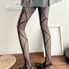 Rhombus Bow Millennial Fishnet Socks Sexy Y2K Shibuya Babes Sweet Cool Hollowed-Out Grid Lolita Pantyhose