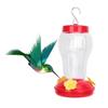 1 Pcs Bird Water Feeder Bottle Hanging Hummingbird Feeder For Outdoor Garden With Plastic Flower And Iron Hook Feeding Tools