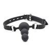 Open Mouth Gag Oral Fixation of Big Beads Mouth Gag Ball Silicone Harness With Anal Plug Dildo Head Strap For Lesbian SM Bondage